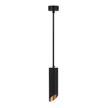 Lámpara colgante 1xGU10/35W/230V 20 cm negro