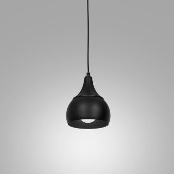 Lámpara colgante AKTAN 1xE27/60W/230V negro