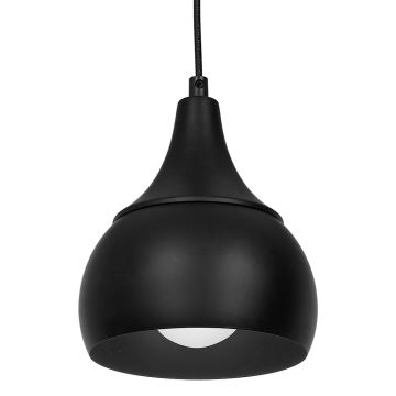 Lámpara colgante AKTAN 1xE27/60W/230V negro