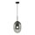 Lámpara colgante ALIAS 1xE14/40W/230V diá. 24 cm negro/gris