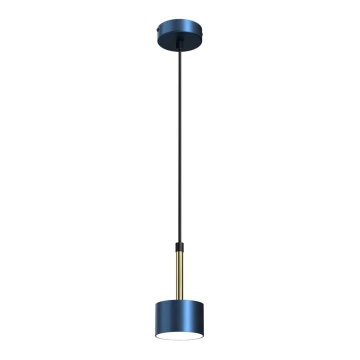 Lámpara colgante ARENA 1xGX53/11W/230V azul/dorado