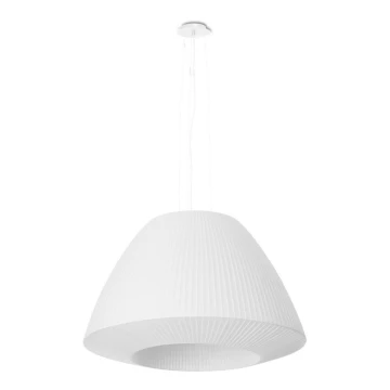 Lámpara colgante BELLA 3xE27/60W/230V diámetro 60 cm blanco