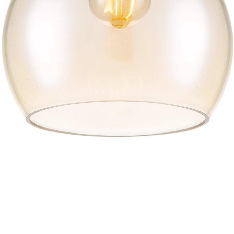 Lámpara colgante BELLO 1xE27/40W/230V diá. 21 cm cobre