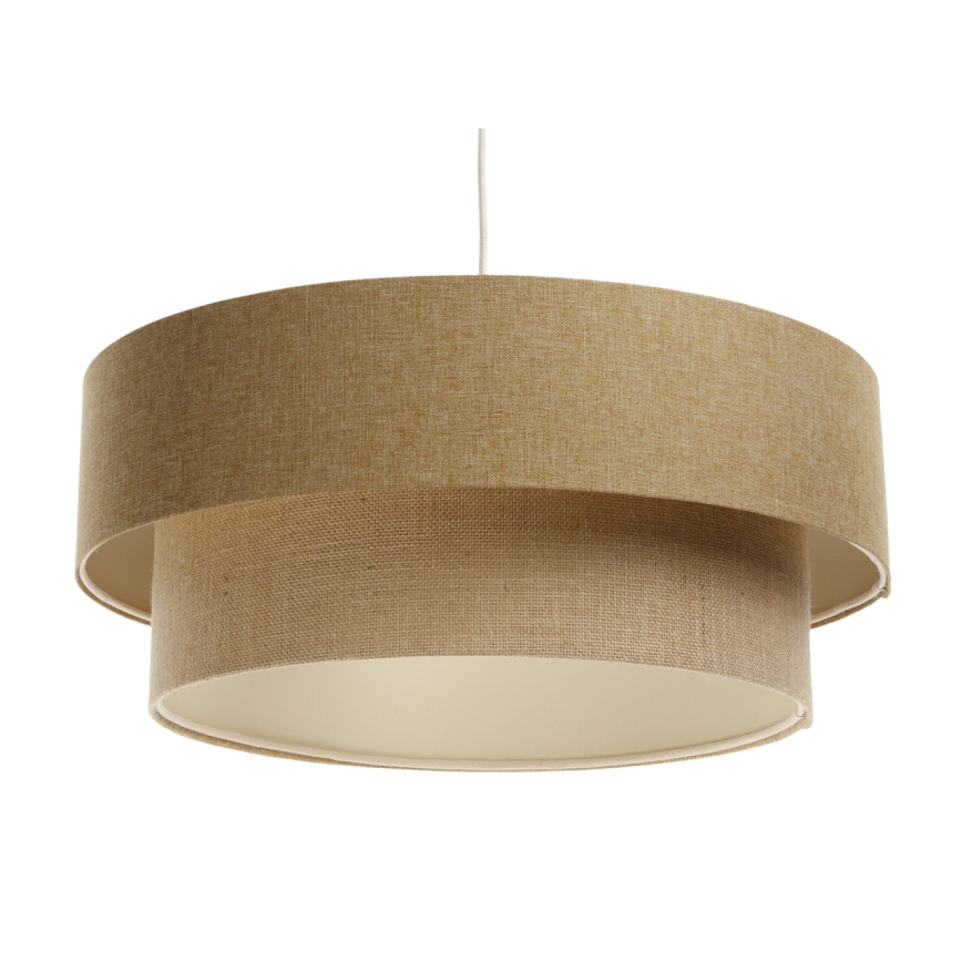 Lámpara colgante BOHO TRINITI 1xE27/60W/230V marrón/beige