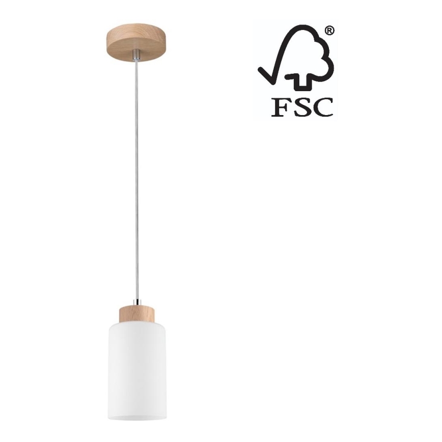 Lámpara colgante BOSCO 1xE27/60W/230V - certificado FSC