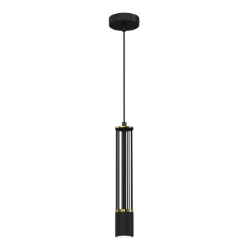 Lámpara colgante ESTILO 1xGU10/40W/230V negro