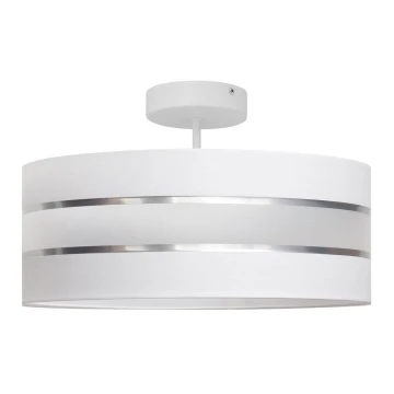 Lámpara colgante HELEN 3xE27/60W/230V blanco/cromo brillante