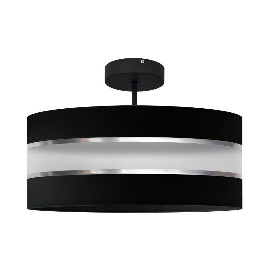 Lámpara colgante HELEN 3xE27/60W/230V negro/cromo brillante