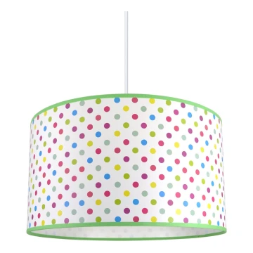 Lámpara colgante infantil DOTS 1xE27/60W/230V