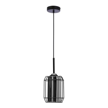 Lámpara colgante JONERA 1xE27/40W/230V negro