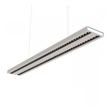 Lámpara colgante LED regulable SAMSUNG CHIP LED/60W/230V 4000K plata