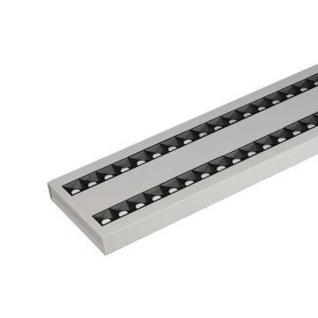 Lámpara colgante LED regulable SAMSUNG CHIP LED/60W/230V 4000K plata