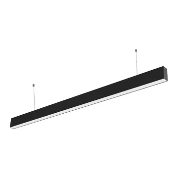 Lámpara colgante LED SAMSUNG CHIP LED/40W/230V 4000K negro