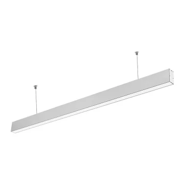 Lámpara colgante LED SAMSUNG CHIP LED/40W/230V 4000K plateado