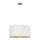 Lámpara colgante LOFT SHADE 1xE27/60W/230V diá. 40 cm blanco/dorado