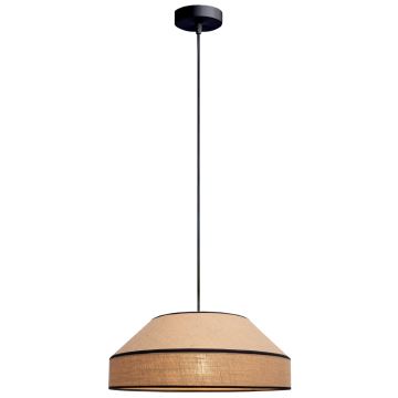 Lámpara colgante MANISO 1xE27/60W/230V diá. 45 cm beige