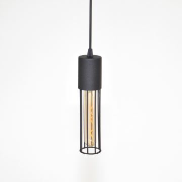 Lámpara colgante MELODY 2xE27/15W/230V negro