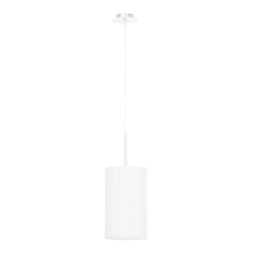 Lámpara colgante OTTO 1xE27/60W/230V diámetro 15 cm blanco