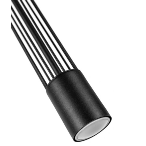 Lámpara colgante PRESCOT 2xGU10/40W/230V negro