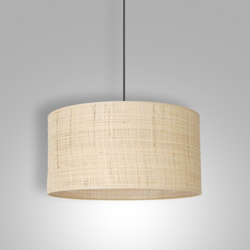 Lámpara colgante RATTAN 1xE27/60W/230V diá. 40 cm ratán