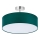 Lámpara colgante RONDO 4xE27/15W/230V diámetro 40 cm verde