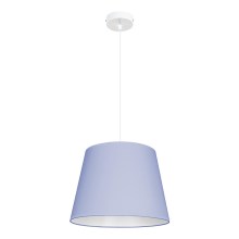 Lámpara colgante SIRTO 1xE27/60W/230V azul