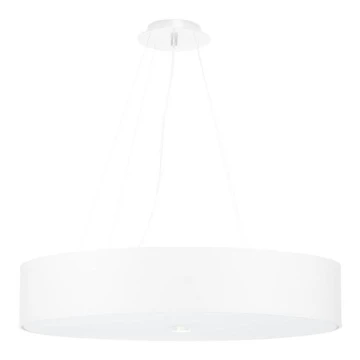 Lámpara colgante SKALA 6xE27/60W/230V diámetro 70 cm blanco