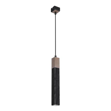 Lámpara colgante SOLO 1xGU10/MR11/40W/230V negro