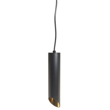 Lámpara colgante VALDA 1xGU10/60W/230V 132 cm negro
