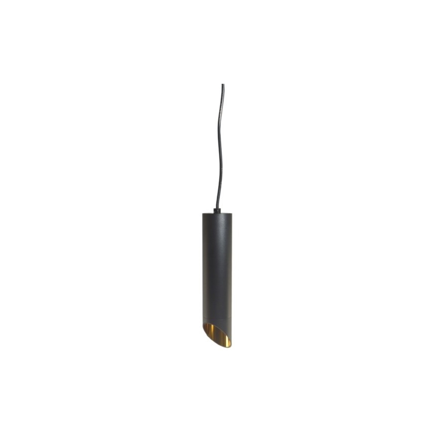 Lámpara colgante VALDA 1xGU10/60W/230V 132 cm negro