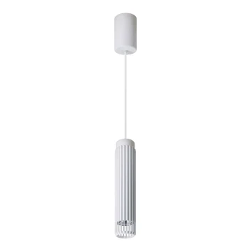 Lámpara colgante VERTICAL 1xGU10/8W/230V blanco