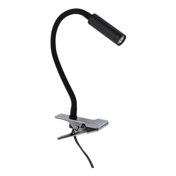 Lámpara con clip LAGOS 1xG9/6W/230V negro