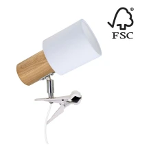 Lámpara con clip TREEHOUSE 1xE27/25W/230V - Certificado FSC
