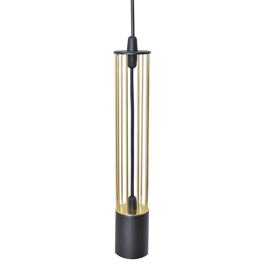 Lámpara de araña 2xGU10/20W/230V negro/dorado