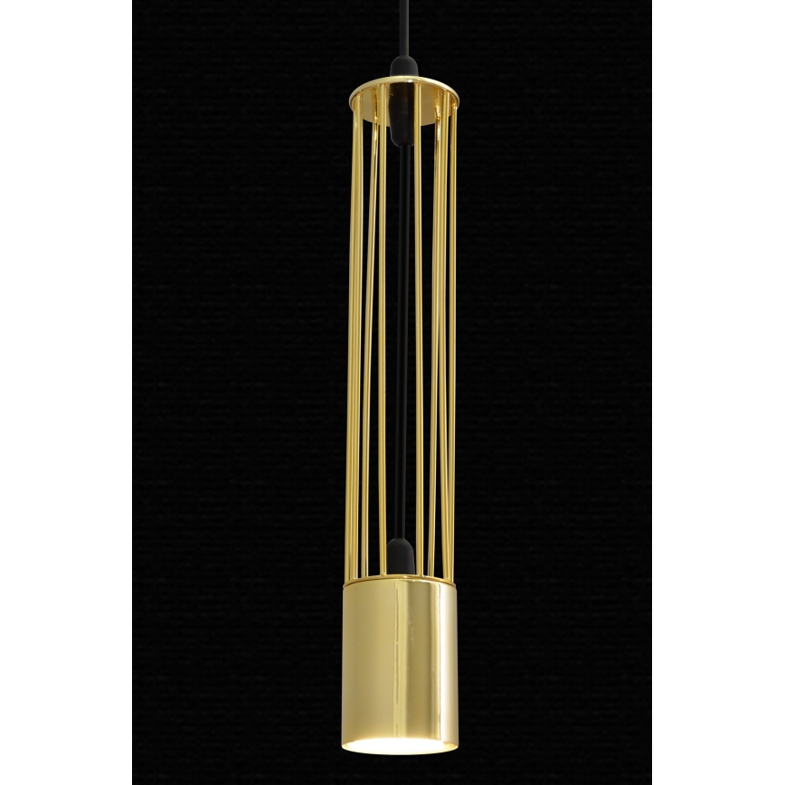 Lámpara de araña BARS 3xGU10/20W/230V dorado/negro