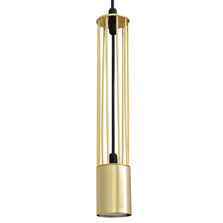 Lámpara de araña BARS 3xGU10/20W/230V dorado/negro