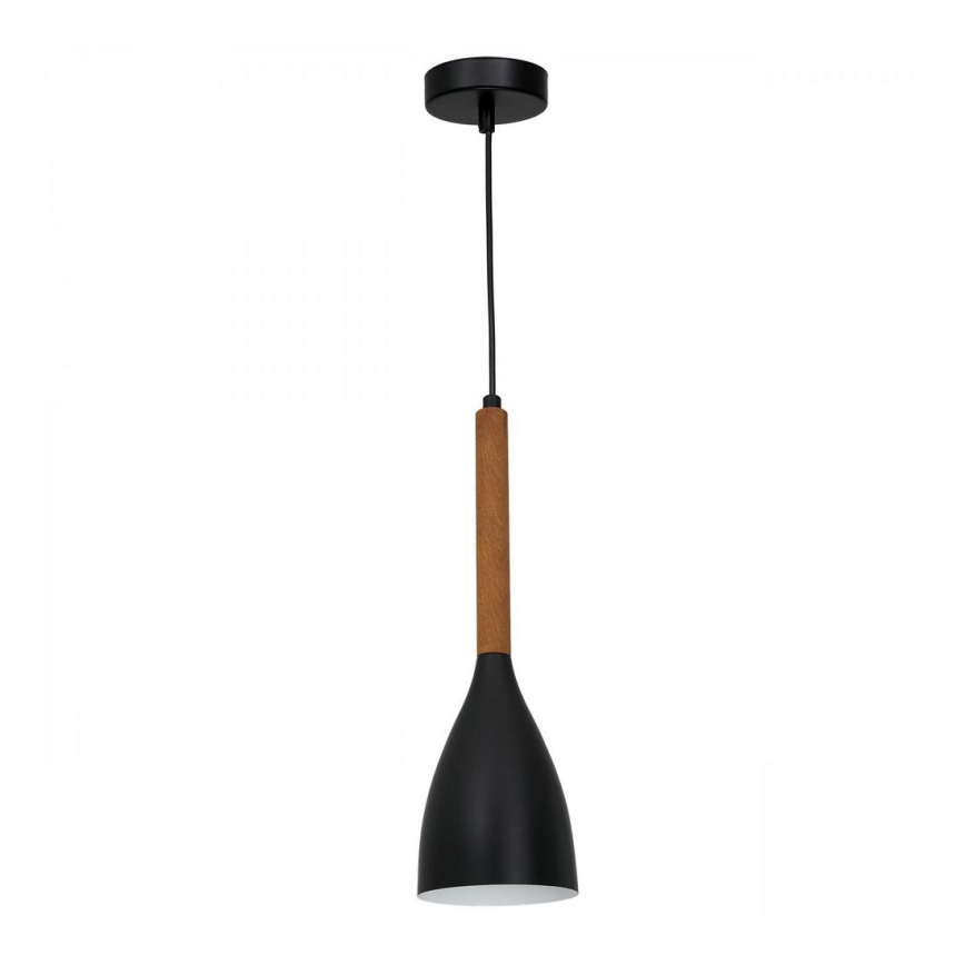 Lámpara de araña de cable MUZA NEW 1xE27/60W/230V negro