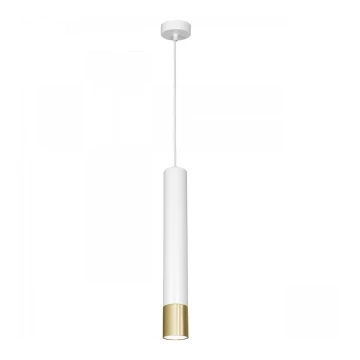 Lámpara de araña de cable NEST 1xGU10/8W/230V blanco/dorado