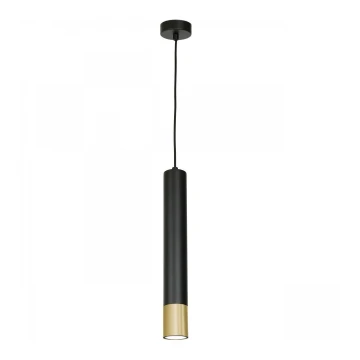 Lámpara de araña de cable NEST 1xGU10/8W/230V negro/dorado