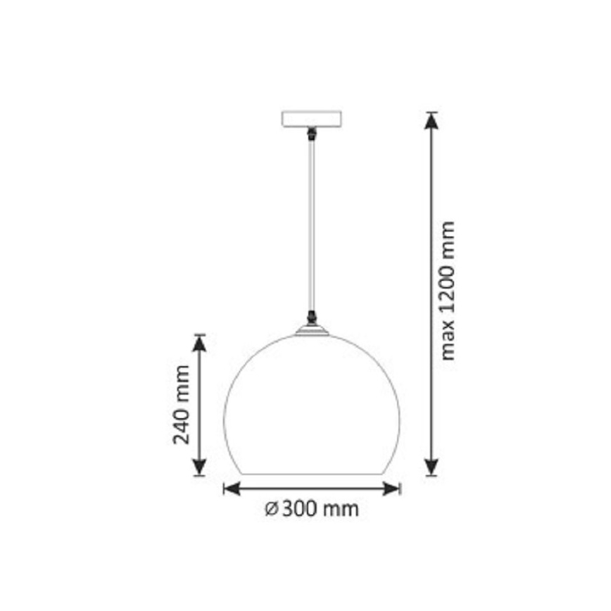 Lámpara de araña de cable OTIS 1xE27/20W/230V