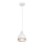 Lámpara de araña de cable OVAL 1xE27/60W/230V blanco