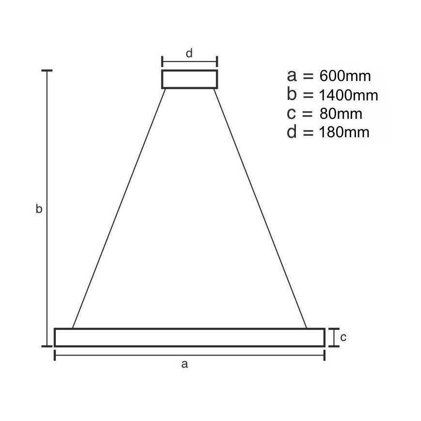 Lámpara de araña de cristal LED regulable con cable en cadena LED/40W/230V 3000-6500K + mando a distancia