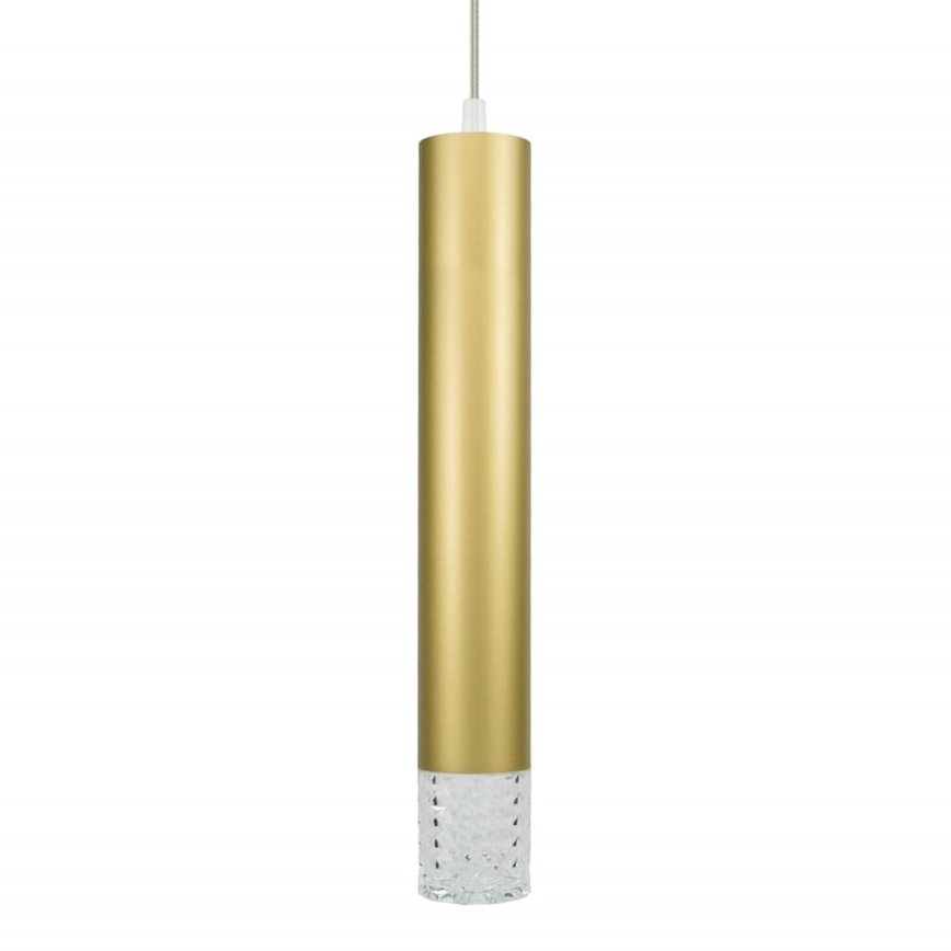 Lámpara de araña en ristra TUBI 1xGU10/8W/230V dorado