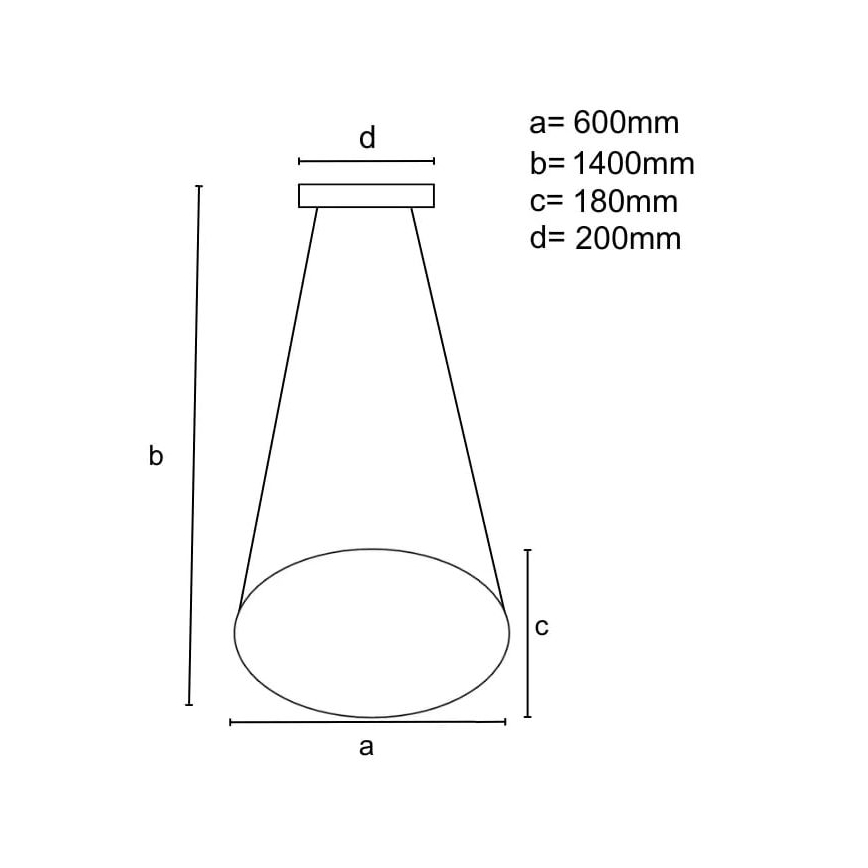 Lámpara de araña LED regulable en cadena LED/70W/230V 3000-6500K blanco + control remoto