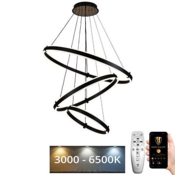 Lámpara de araña LED regulable en una cadena LED/250W/230V 3000-6500K + mando a distancia