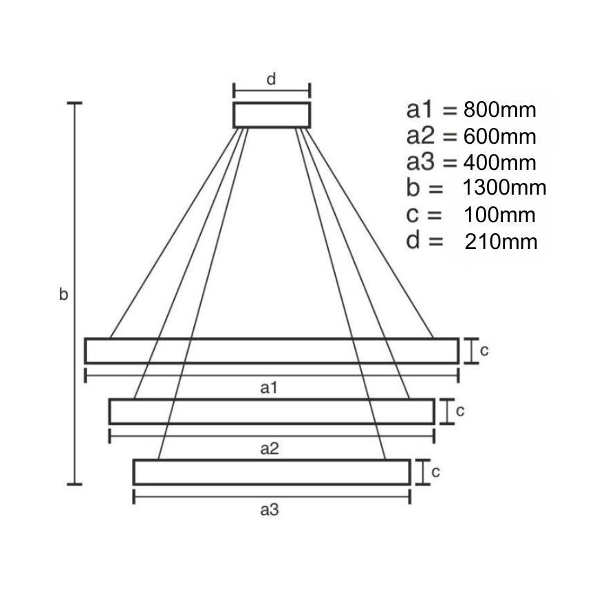 Lámpara de araña de cristal LED regulable en una cadena LED/115W/230V 3000-6500K cromo + control remoto