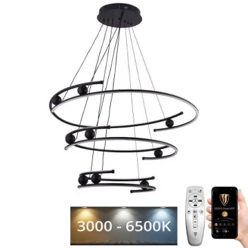 Lámpara de araña LED regulable LED/170W/230V 3000-6500K + control remoto