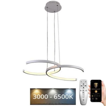Lámpara de araña LED regulable LED/50W/230V 3000-6500K + mando a distancia