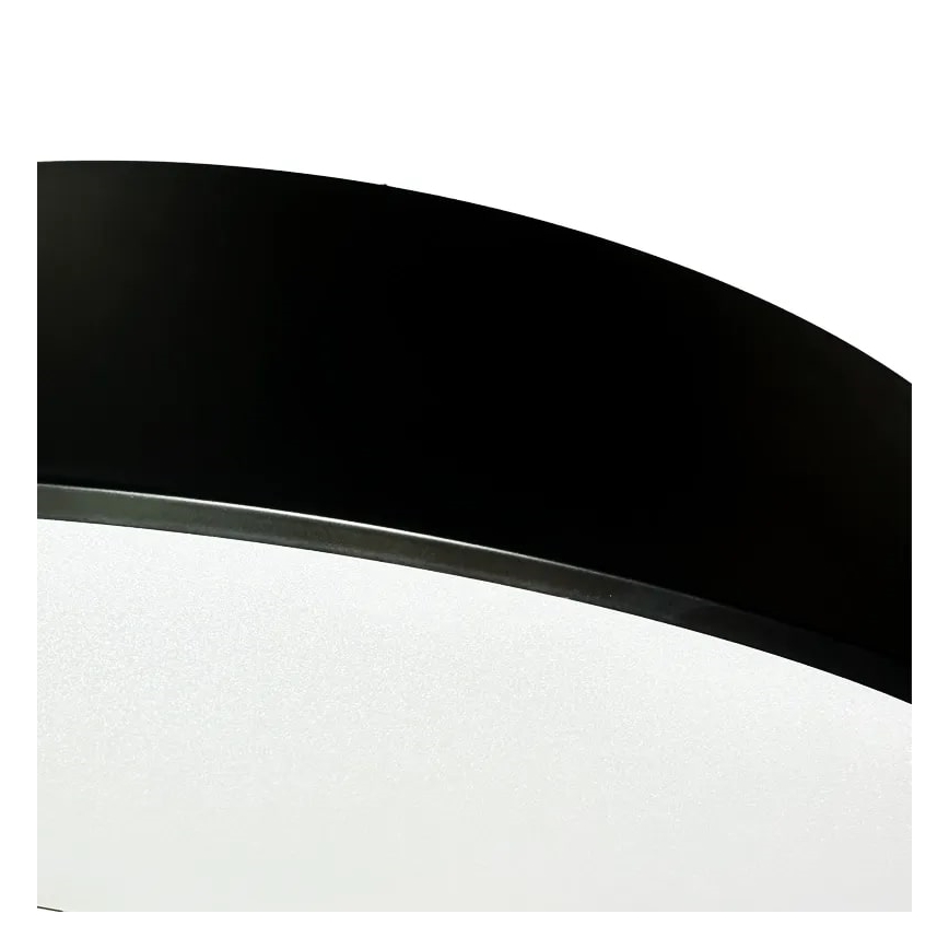 Lámpara de araña LED regulable LED/50W/230V 3000-6500K negro + control remoto