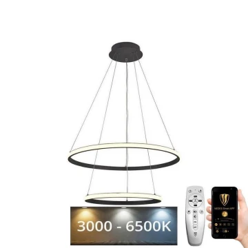 Lámpara de araña LED regulable LED/75W/230V 3000-6500K + mando a distancia